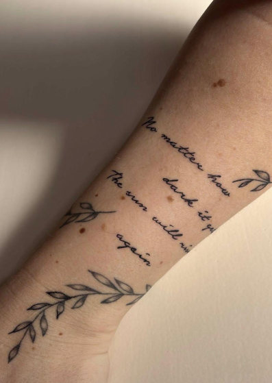 Tattoo door Nadia — Tabby Tattoo